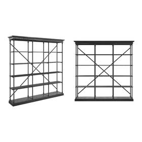 Ahsdpsc5mpt9-dsfvb1e He 195007256663 Dubrovnik Cornice Triple Shelving Bookcase Gstd8mu7mbs