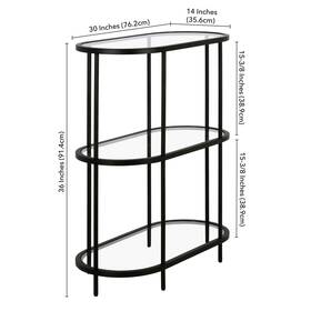 Heath & Cliff 810062532322 Leif Bookcase Blackened Bronze Classic