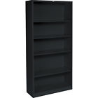 S72abcp Hon Brigade Steel Bookcase Black