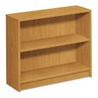 Hon1871c  Hon Series Bookcase Two Shelf Harvest 089191146964