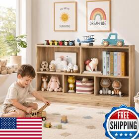 Honey Joy B0b74sbw78 Kids Toy Storage Organizer 5-section Daycare Shelf For