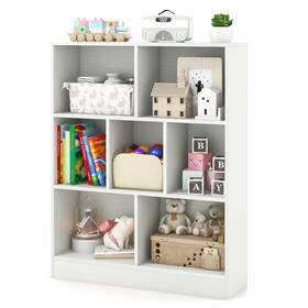 Honey Joy B0dj2z5gyw Kids Toy Storage Organizer 7-section Wooden Floor Cabinet 41