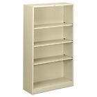 Hons60abcl  Hon Four Shelf Metal Bookcase Putty 770352703613