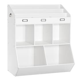Hoobro B0btlyv95t Kids Bookshelf Toy Organizer And Storage For 5