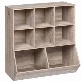 Hoobro B0btm1l1b3 Kids Bookshelf Toy Storage Cabinet Organizer 8 Cubicles