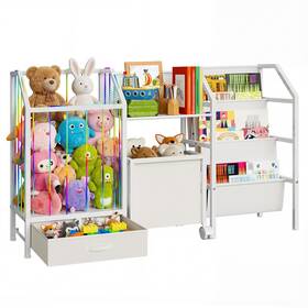 Hoobro B0ffn5cw8r Kids Bookshelf And Toy Storage 4-in-1 Book Shelf For Rooms