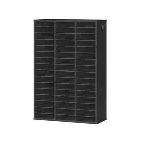 Bk163wf01 Hoobro Literature Organizer 48 Compartments Wooden Mail Counterto