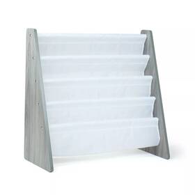 82439101 Humble Crew Kidsft Bookshelf 4 Tier Book Organizer Gray -