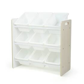 89614539 Humble Crew Kidsft Hampton Toy Storage Organizer With 9 Bins Sandwashed/white