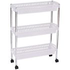 Hw53826 Giantex Layers Portable Trolley Cart Thick Serving Medical 6940350856596