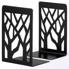Inn Plus 791450318851 Book Ends Bookends For Shelves Black-1 Pair Black