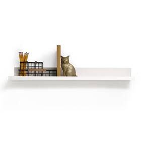 09602058e Inplace Shelving 72 Inch W X 4.5 D 3.5 H White Picture Ledge Shelf 9602058e