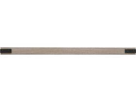 9602068e Inplace Shelving 36 Inch W X 9.25 D 2 H Oak Floating Shelf With Metal Corners