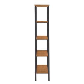 Inspire Q 195007027775 Bryson Rustic X-base 32-inch Bookcase By Classic Oak Industrial Class