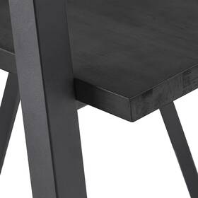 Inspire Q 195007027805 Bryson Rustic X-base 32-inch Bookcase By Classic Black