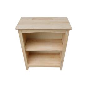 International Concepts 727506686841 Shaker Bookcase Unfinished 30 In H