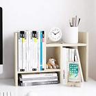 Jmss00014 Desktop Offsurface Shelves Organizer Office Storage Rack Adjustable 689248817696