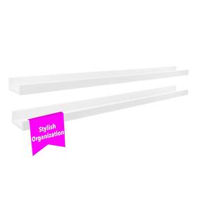 Fn00402-4mc Kiera Grace Floating Shelves For Wall Engineered Wood Picture Frame