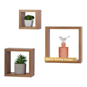 Kiera Grace Pn09424-8int Cubbi Floating Shelves Modern Wall-mounted Square For Be