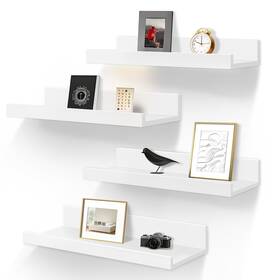 L-l0551 Lavie Home Floating Shelves For Wall Storage Set Of 4 15.6 Inch Picture Ledg
