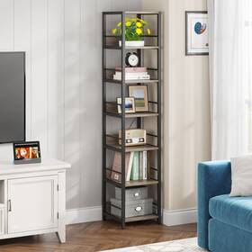 Lee 648722184341 75-in Corner Bookshelf