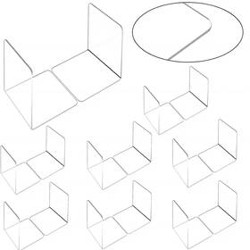 Limbeuuu 694790 1 5lv5ozp7 16 Pcs Bookends Clear Acrylic For 5.12 X 3.94 Inches