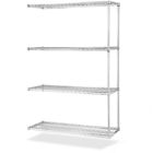 Llr84182 Lorell Wire Shelving Unit Post Chrome 035255841825