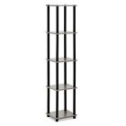 Lr375171 Lrl Corner Square Rack Display Shelf French Oak 661541835058