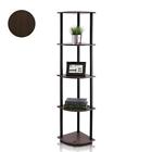 Lr93515 Lrl Tier Corner Rack Shelving Unit Dark Brown 654204414134