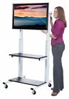 Luxor H Wilson Crank Adjustable Flat Panel Tv Cart Clcd New 847210034520