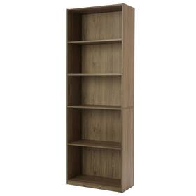 Ms19-d1-1009-23 Mainstays 5 Shelf Adjustable Bookcase Oak
