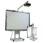 Mastervisi Interactive Board Mobile Stand With Projector Arm 76w X 26d 86h Black 560375081665