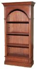 Mbwjbcs024-wp Mbw Furniture Distressed Solid Mahogany Tall Open Bookcase