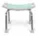 Mds89740kdmb Medline Bath Bench Without Back Microban Shower And Safety Seating Transfer Pro 884389166539