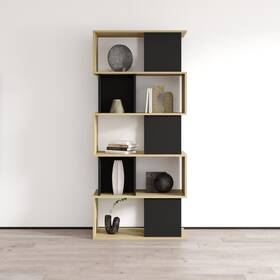 Mb6kpgodw Meble Furniture 840227624357 Prato Bookcase Yfzlmpd1chcastd8mu7mbs