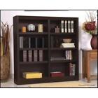 Mi4848-e Concepts In Wood Double Wide Bookcase Espresso Finish 008399110065