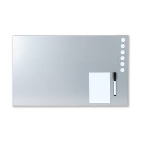 270162450 Mmf Industries Steelmaster By Banksupplies Magnetic Bulletin Board 24 X 14 Inches Silver