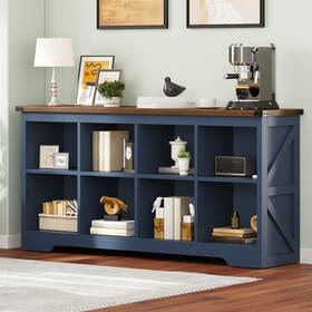 Moasis 197839172623 Farmhouse 6 Cube 8 Storage Shelf Organizer