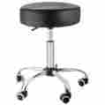 Ms02 Unbranded Generic Massage Therapist Stool With Wheels Adjustable Medical Stools Rolling Shop Black