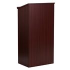 Mt-m8830-lect-mah-gg Flash Stand-up Wood Lectern 747725491279