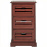 N-a Safavieh Red Samara Pine Drawer Cabinet In Free 0683726307655
