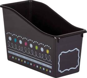 20341 No Chalkboard Brights Plastic Book Bin
