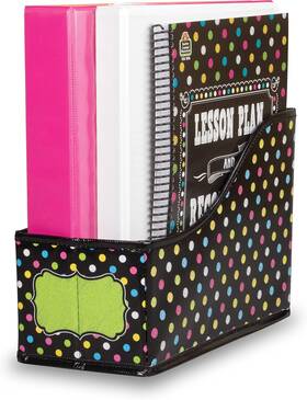 No 540046811852 Chalkboard Brights Book Bin 8 Inch X 5 11 Multicolor