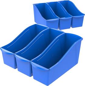 71101a06c No Large Book Bin Interlocking Plastic Organizer For Home Office