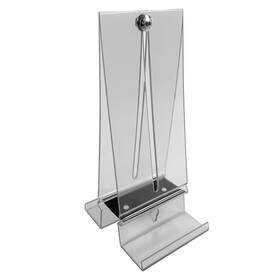 Am02423 Nobrand 2-pack Clear Vinyl Record Mount For Wall Shelf Stand Display