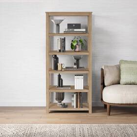 Npd Furniture And More 842587133708 Tiburon Book Shelf Drifted Sand Modern Contemporary