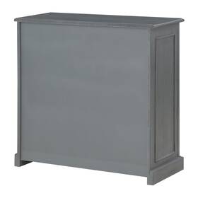 Office Star Products 090234533092 Country Meadows 2-shelf Bookshelf Plantation Grey