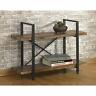 Okbs004 Furniture Rustic Wood And Metal Bookshelves Industrial Style 645195464550