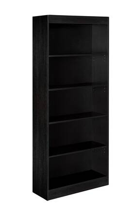 50-ld0105shlf Onespace Essentials 5-tier Bookshelf Black