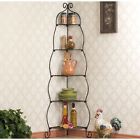 Os5619 Harper Blvd Scrolled Black Corner Etagere Home Furniture 037732091655
